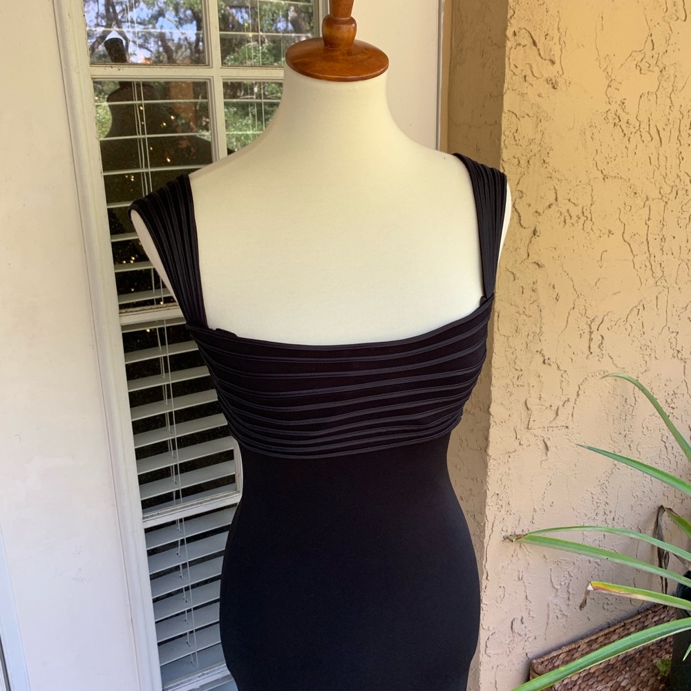 Black Cache Full Length Dress - Picture 3 of 8